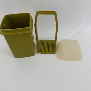 Vintage Tupperware Pickle Keeper Pick A Dill Olive Green 1330-10 Lid & Container